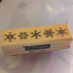 Wooden Snowflake Stamp